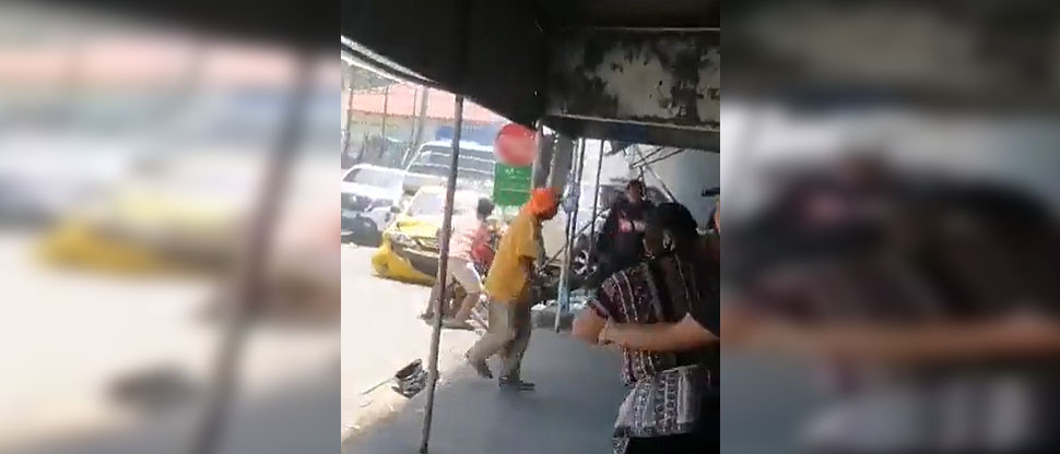 VIDEO: Camionero borracho realiza disparos tras provocar accidente en La Unión