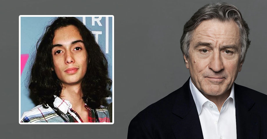 A sus 19 años, muere Leandro De Niro, nieto de Robert De Niro