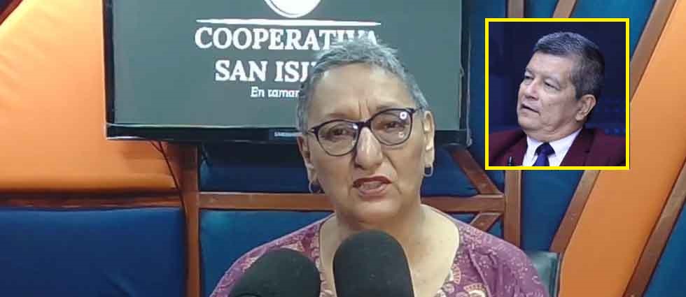 Lorena Peña apoya a Manuel Flores y afirma que será un buen presidente