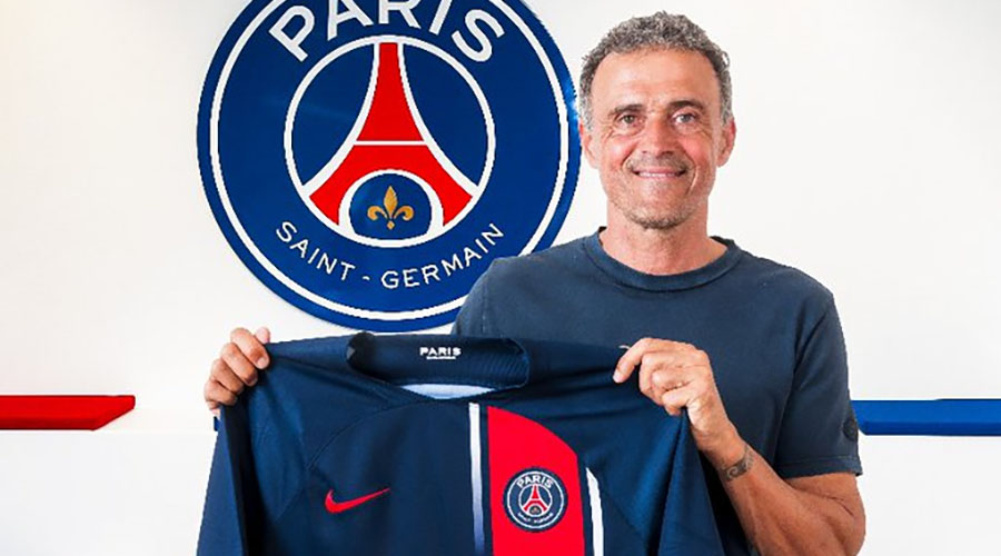 Luis Enrique es presentando como nuevo técnico del PSG