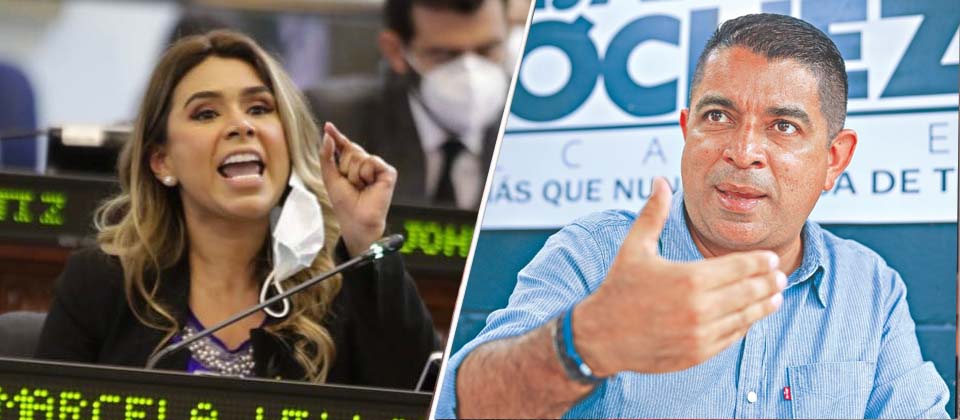 Marcela Villatoro «no acepta» a Alejandro Nóchez como candidato a la alcaldía de San Salvador Centro