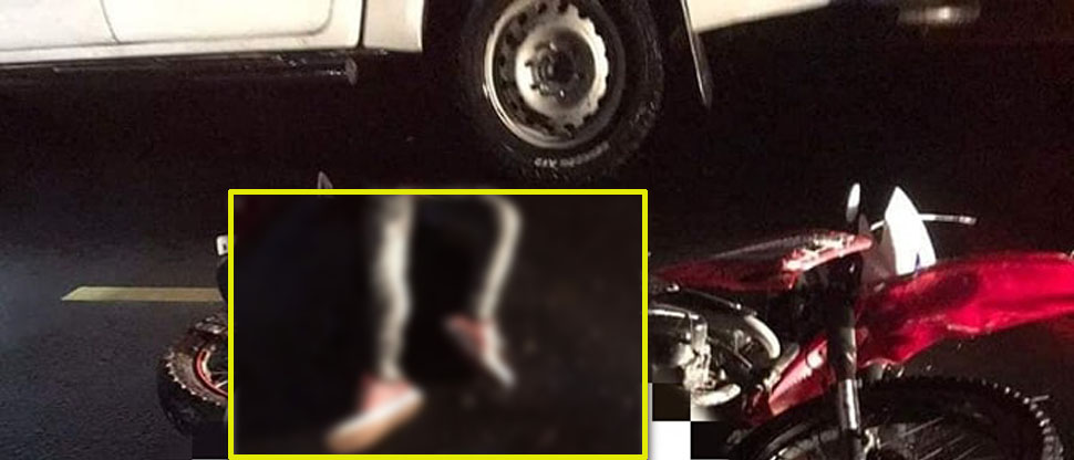 Motociclista muere al accidentarse en carretera hacia Ilobasco