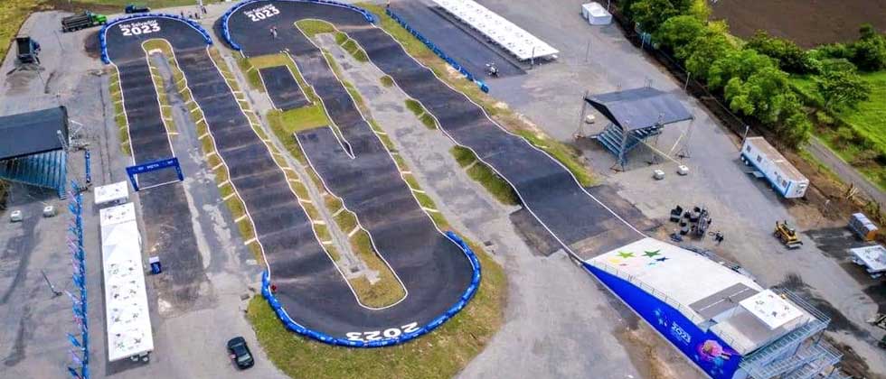 Así luce la primera pista profesional de BMX Racing de El Salvador