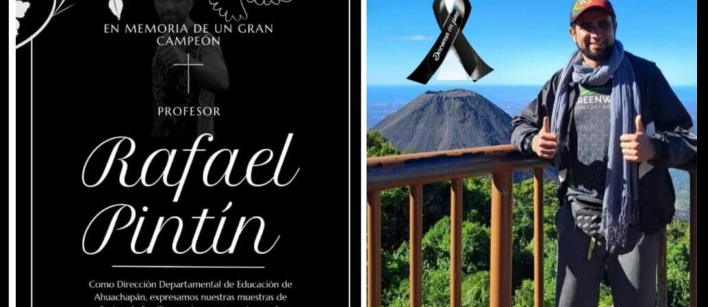 Lamentan la pérdida de maestro de educación física que se quitó la vida en Ahuachapán
