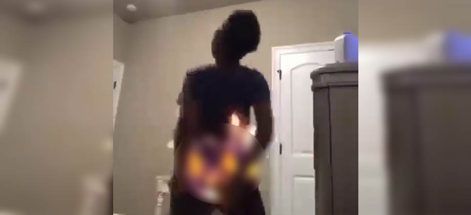 Por querer ser viral, mujer se prende fuego en los glúteos en EEUU