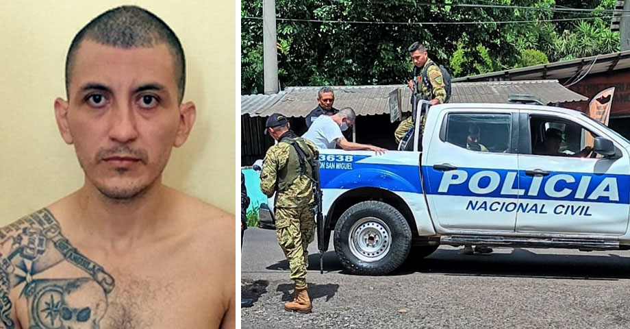 Pandillero cumple condena y afuera del penal lo esperaba una patrulla para recapturarlo