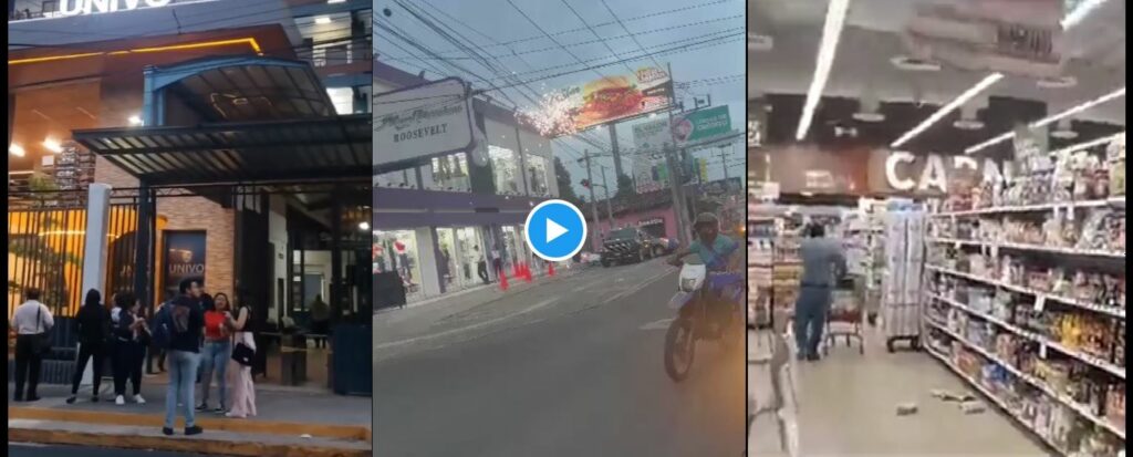 Así se vivió el fuerte sismo del martes en distintos puntos de El Salvador (VIDEO)