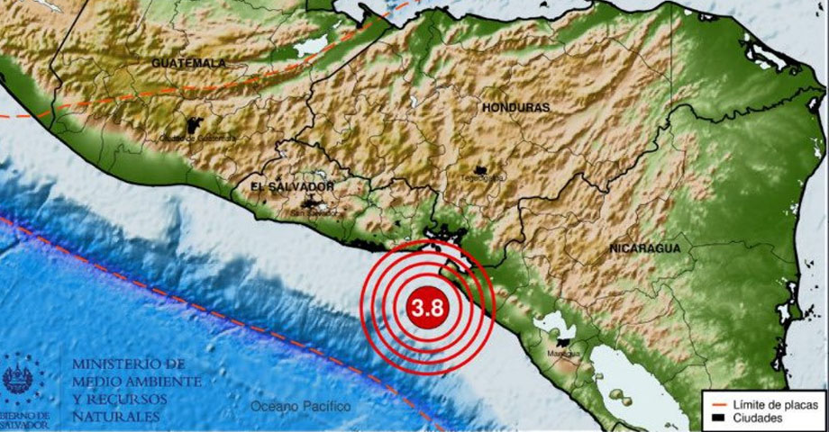 Descartan alerta de tsunami tras sismo frente a las costas de Nicaragua