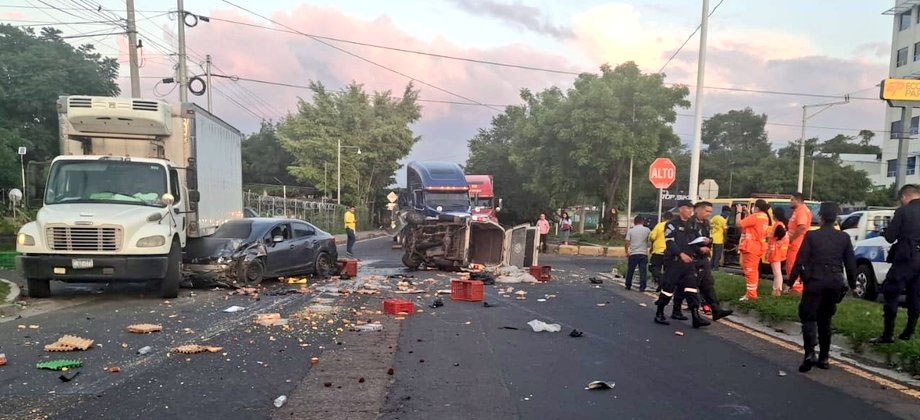 Reportan accidente de tránsito en carretera de Oro
