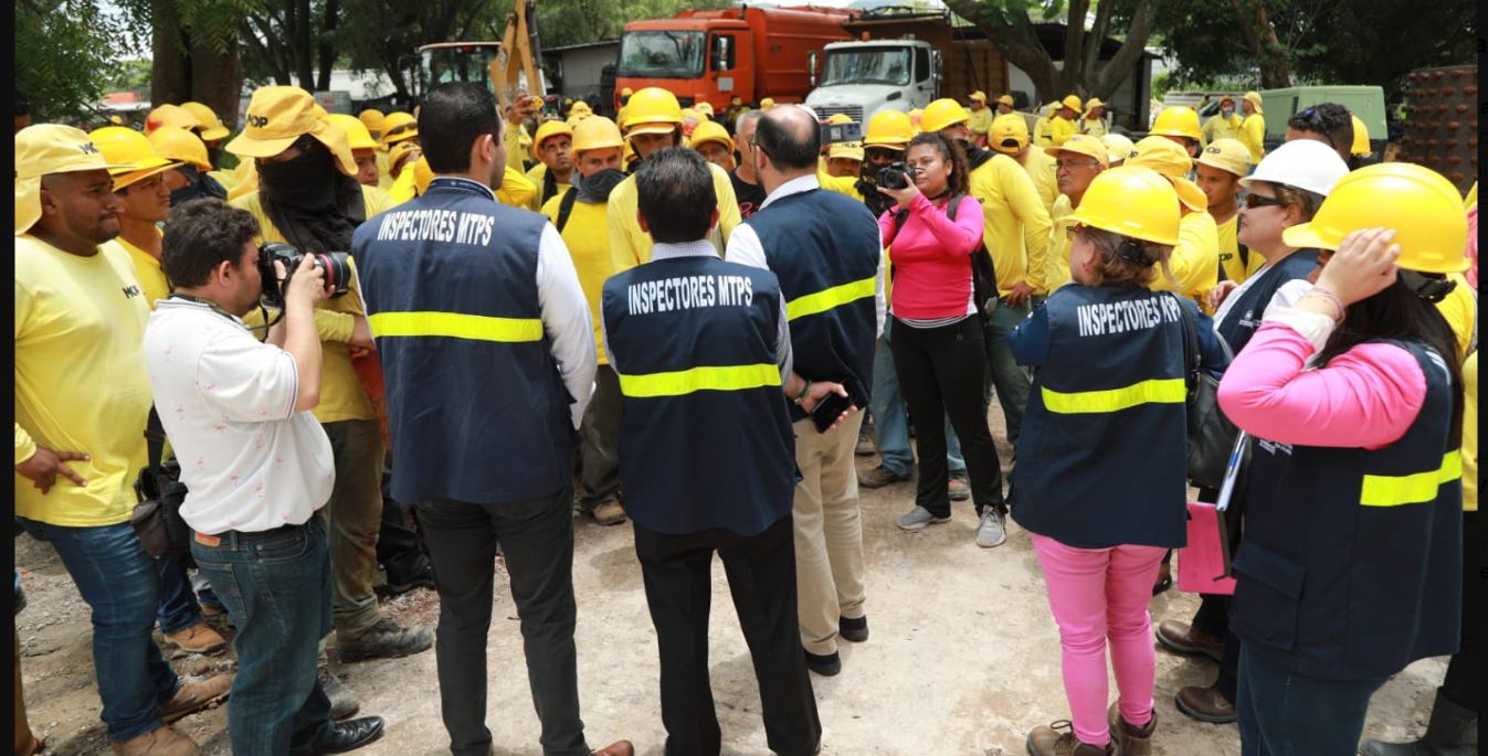 Ministerio de Trabajo interviene para que empresa subcontratada en proyecto de Redondel Integración cumpla la ley