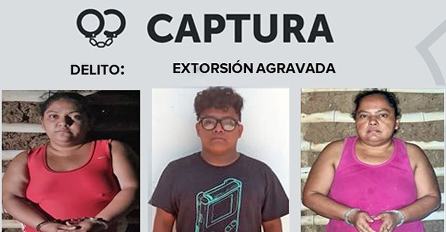 CAPTURADOS | Sujetos exigían más de $1000 a comerciante a cambio de no hacer nada en su contra