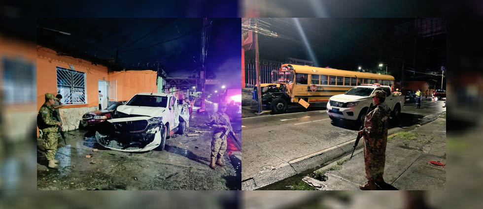 Un lesionado tras choque entre dos autobuses y autos particulares