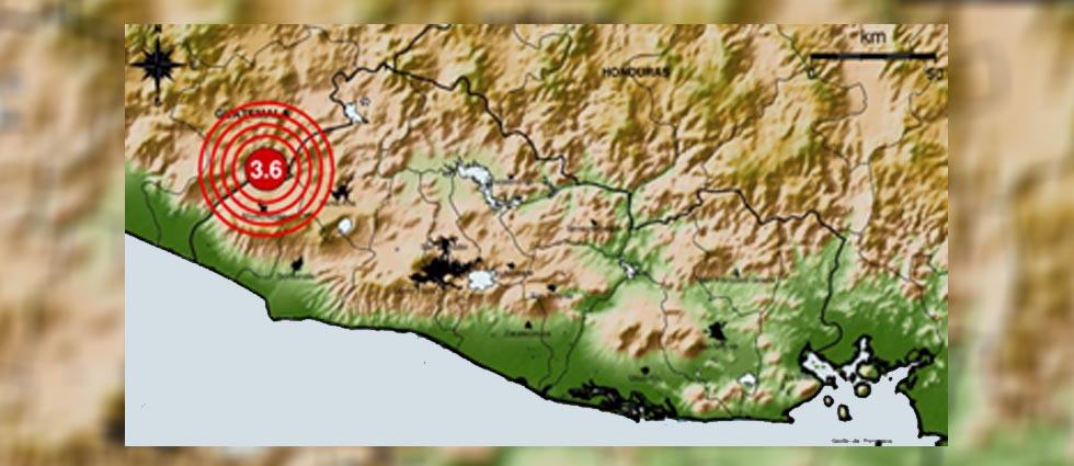 Sismo ocurrido en Guatemala sacude parte del país esta tarde de miércoles