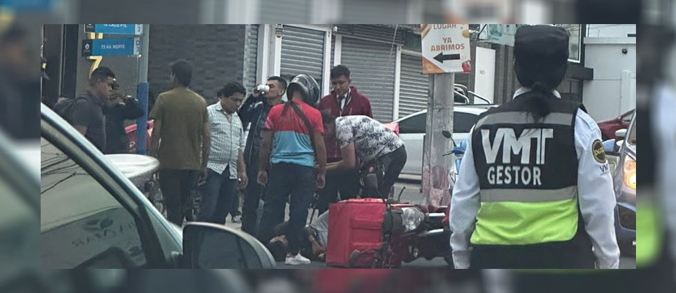 Conductor sufre accidente en la colonia Escalón
