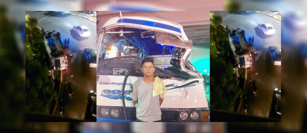 Capturan a motorista de la ruta 38 que lesionó a 19 personas en accidente ocasionado por él