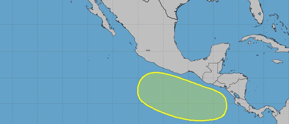 Emiten aviso por una baja presión que generará lluvias en el país 