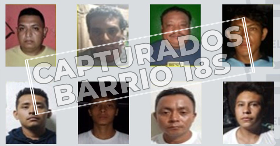 Reportan la captura de 37 pandilleros: les decomisaron armas y otros ilícitos