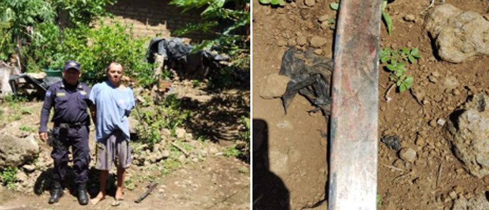 Capturan a sujeto que intentó matar a otro hombre con un corvo en San Miguel