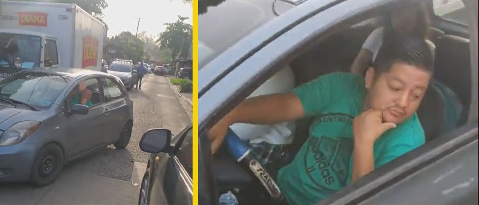 Automovilista circula en sentido contrario cuando iba a dejar 2 jovecitas al colegio en Soyapango