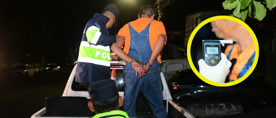 Conductor pasado de copas cae en control antidoping y pasará preso el resto de las vacaciones