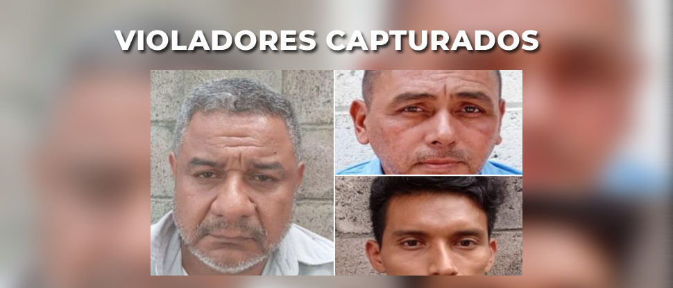 Operativo policial permite capturar a tres violadores de menores