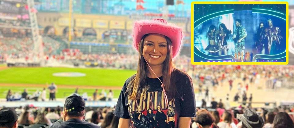 Presentadora de noticias cumple el sueño de su «vida» al ir un concierto de RBD
