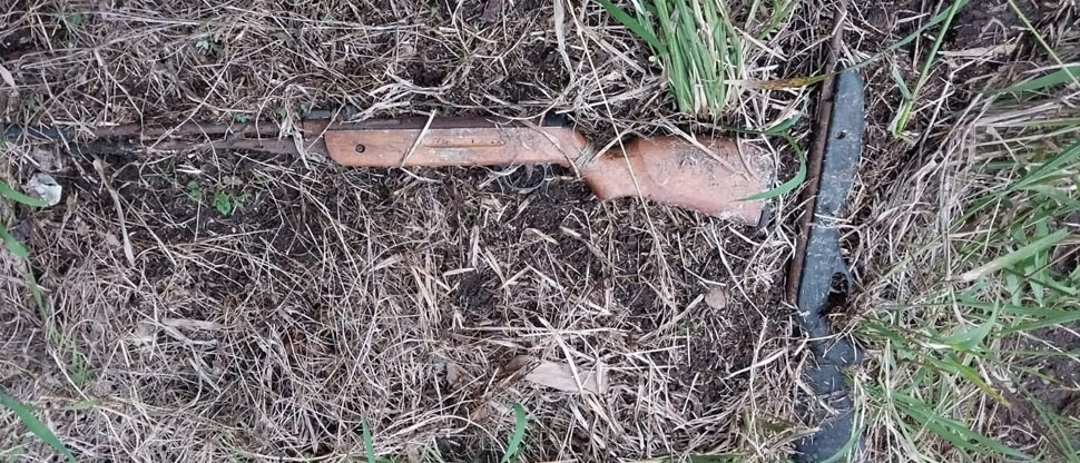 Militares localizan fusiles que pandilleros abandonaron en Cabañas