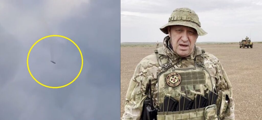 Difunden el momento en que se desploma avión en el que viajaba Yevgueni Prigozhin, líder del grupo Wagner