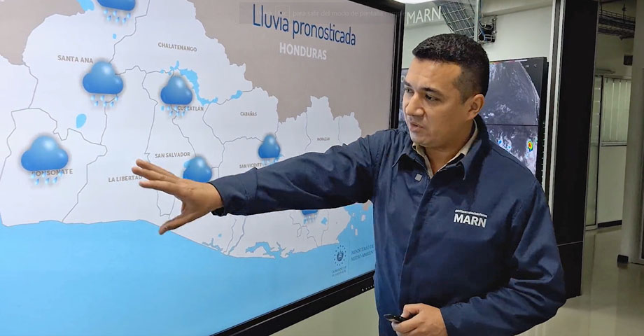 MARN: Ambiente caluroso y posibilidades de tormentas se esperan para este lunes