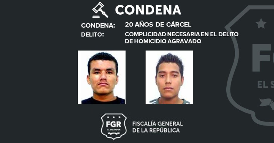 Pandilleros son condenados a 20 años de cárcel por acabar con la vida de un ciudadano en San Miguel