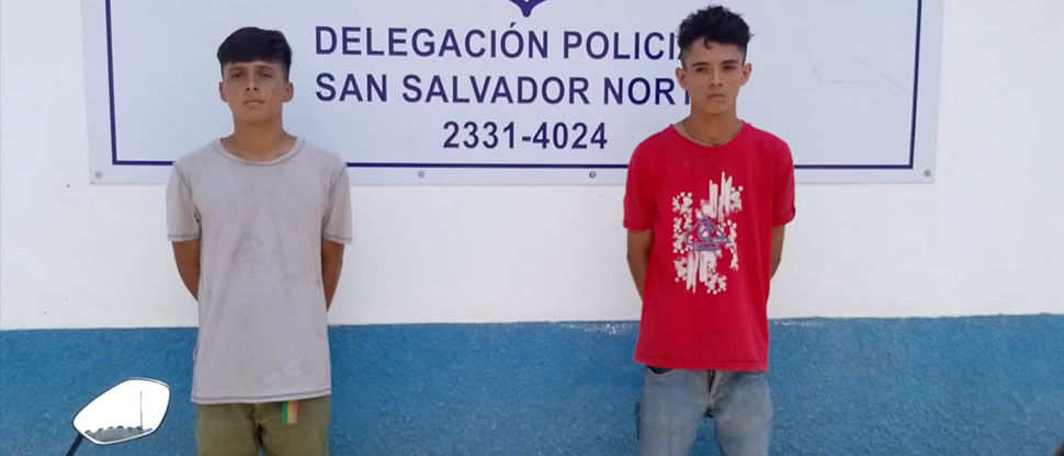 Capturan al “Javi” y “Chichimeco”, pandilleros que aún delinquían en Aguilares