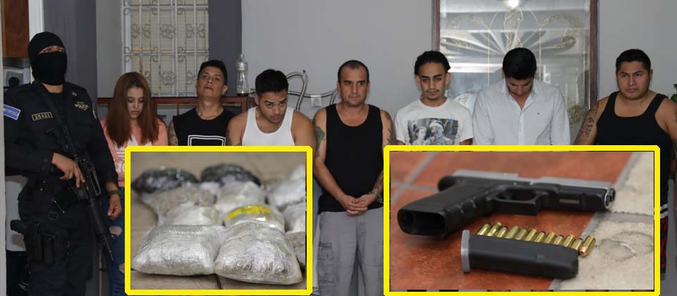 Detienen a 7 guatemaltecos que tenían una gran cantidad de droga en una casa de la calle El Mirador