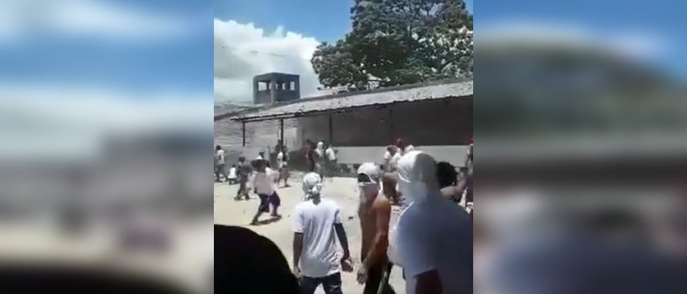 VIDEO: Se registra nuevo amotinamiento de reos en cárcel de Honduras