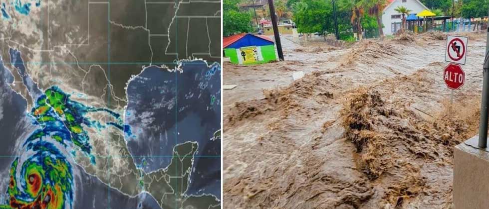 Huracán Hilary deja un muerto y daños en México en su camino hacia EE. UU.
