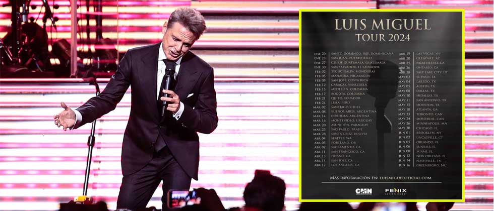 Luis Miguel confirma concierto en El Salvador