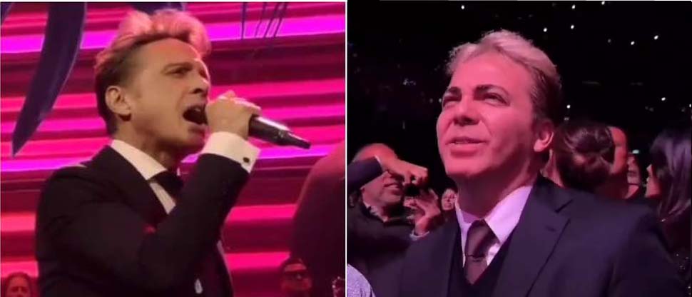 Cristian Castro se va a la primera fila para disfrutar concierto de Luis Miguel