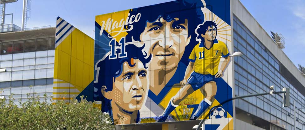 Proponen crear un mural de Mágico González en el estadio de Cádiz