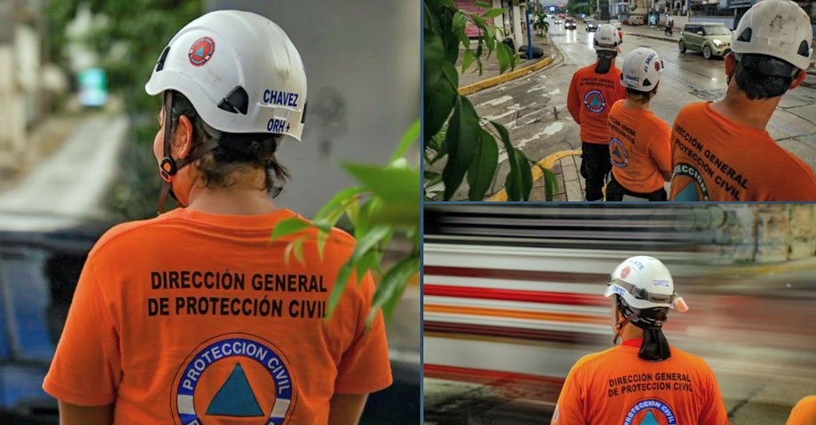 Personal de Protección Civil se activa ante paso de onda tropical en el país