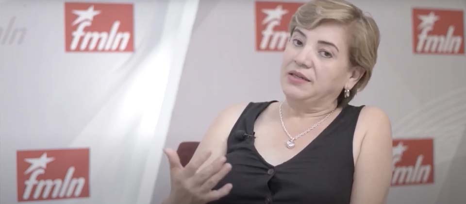 Exdiputada del FMLN afirma que se puso triste, mientras estuvo en Europa, que se han detenido a los pandilleros