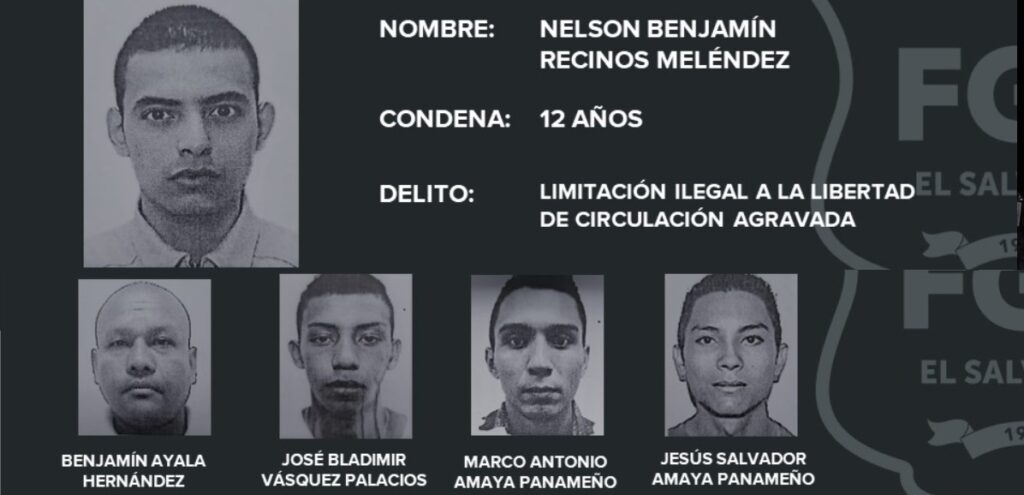 Por amenazar y sacar de vivienda a familia, pandilleros de Ciudad Delgado son condenados a prisión