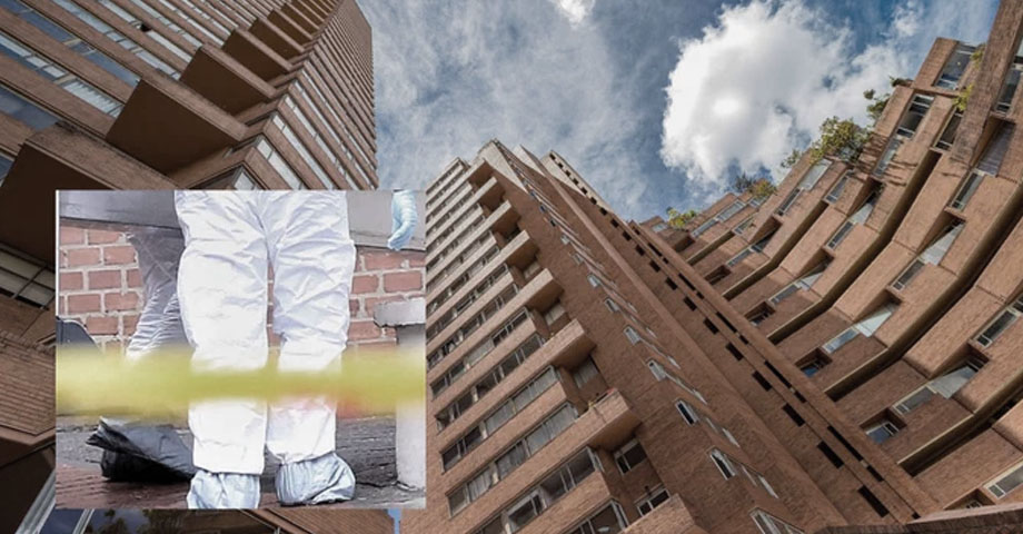 Tras fuerte sismo en Colombia, mujer entra en pánico y se lanza de un edificio