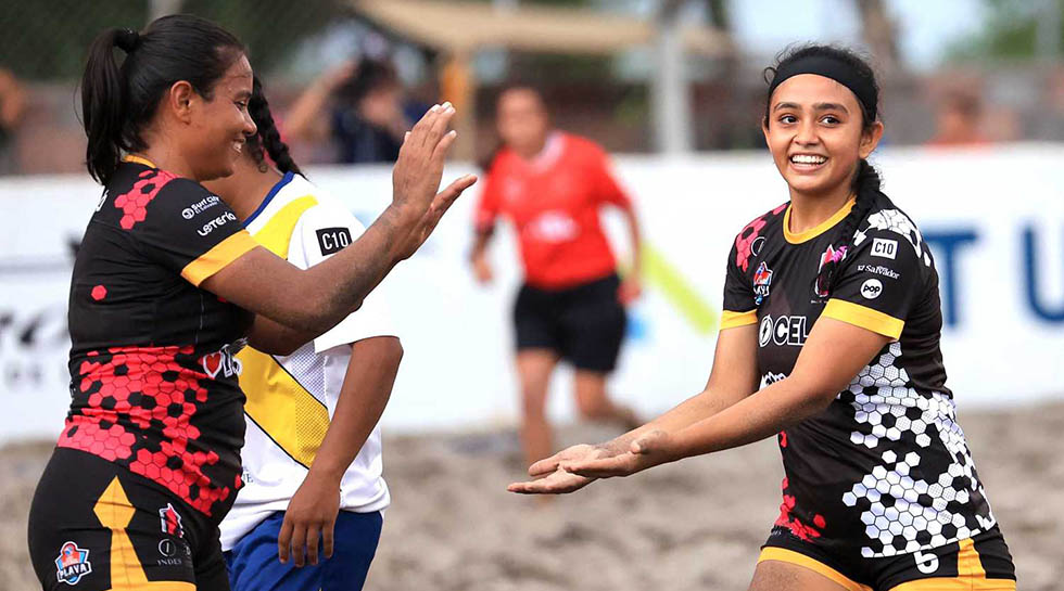 Cuartos de final en fútbol playa femenino, deparan duelos de alto calibre