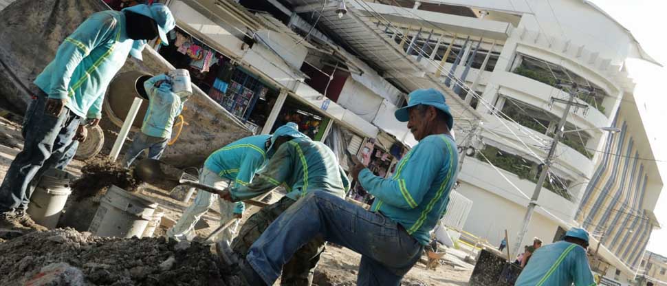 Continúan los trabajos de cableado subterráneo en calle Rubén Darío