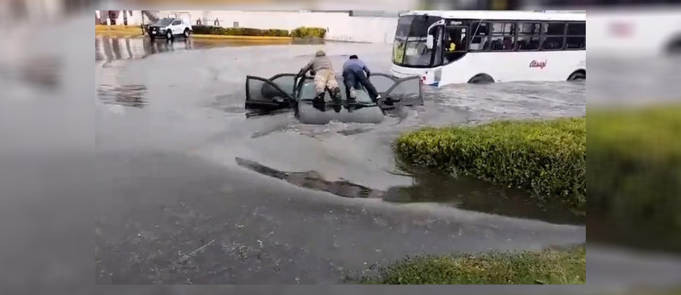 Lluvias dejan severas inundaciones en Guadalajara y otras zonas de México