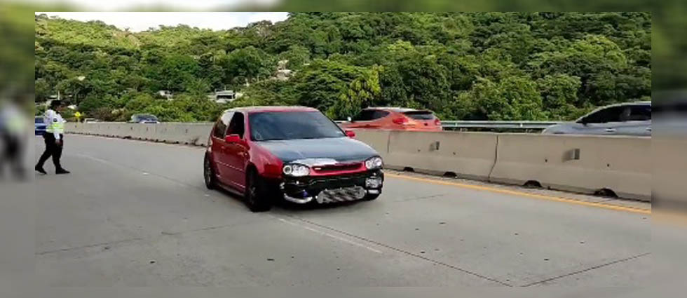 Sancionan a conductor por ir a 110 en zona de 65 kilómetros por hora