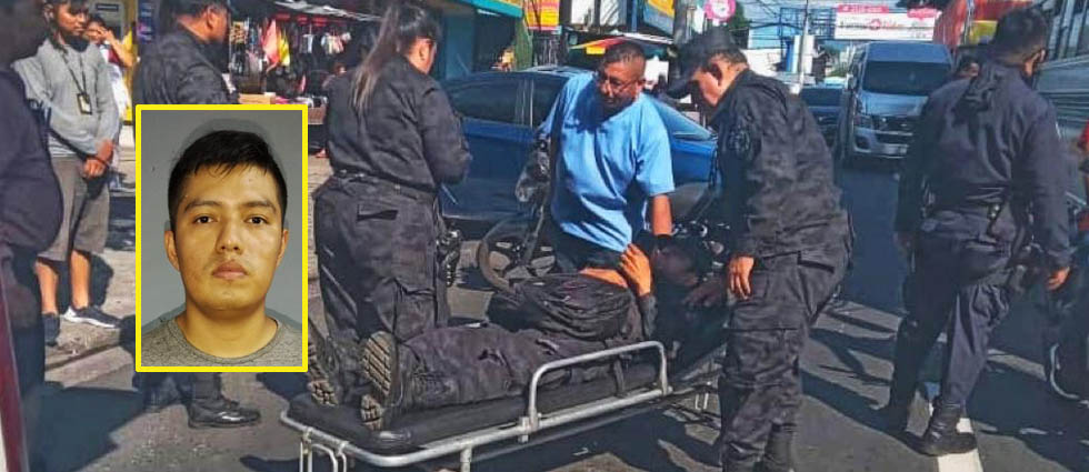 Motociclista arrolla a policía en Lourdes