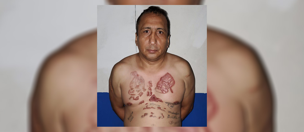 Capturan a fundador de clica de la MS que quemó sus tatuajes para evitar la cárcel