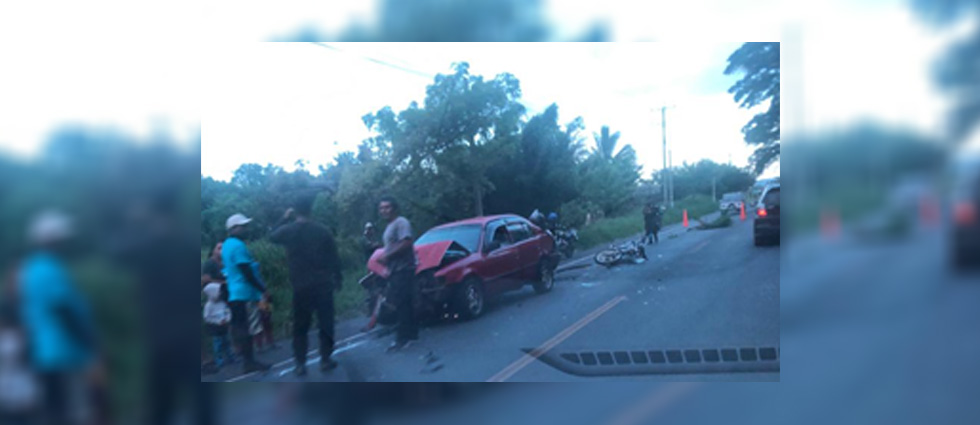 Reportan fuerte accidente en Chalatenango