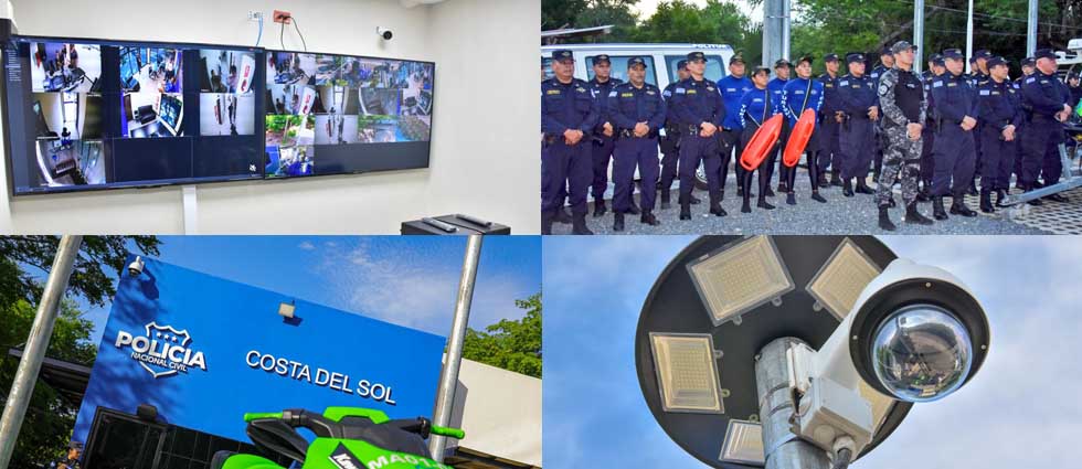 Ministro de Seguridad entrega modernas y nuevas instalaciones de Estación de Policía de Turismo Costa del Sol a la PNC