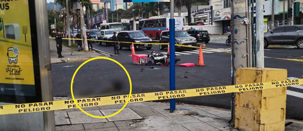 Joven muere tras accidente de tránsito en el Paseo General Escalón